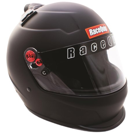 RaceQuip PRO20 Top Air Helmets 266996RQP Helmet, Air, Full, Matte Black, Snell SA2020, EPS Liner, No Graphic, X-Large, Each
