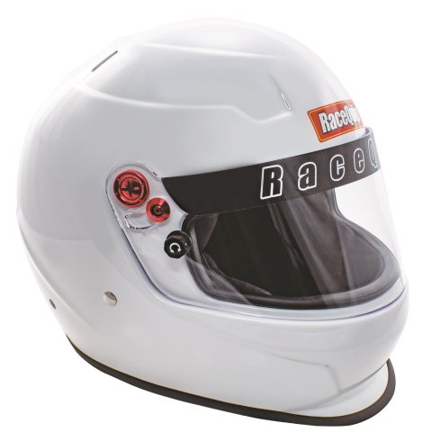 RaceQuip PRO20 Helmets 276110RQP Helmet, PRO20, Full, Gloss White, Snell SA2020, EPS Liner, No Graphic, 2X-Small, Each