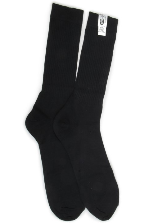 RaceQuip SFI 3.3 Fire Retardant Socks 411997RQP Socks, Rated, Nomex, Black, Mens 2X-Large 14-15, Pair