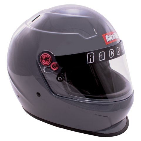 RaceQuip PRO20 Helmets 276666RQP Helmet, PRO20, Full, Gloss Steel Grey, Snell SA2020, EPS Liner, No Graphic, X-Large, Each