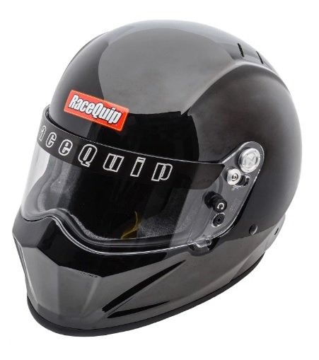 RaceQuip VESTA20 Helmets 286007RQP Helmet, VESTA20, Full, Gloss Black, Snell SA2020, EPS Liner, No Graphic, 2X-Large, Each