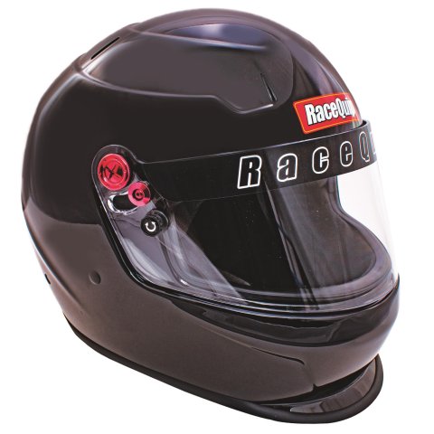 RaceQuip PRO20 Helmets 276001RQP Helmet, PRO20, Full, Gloss Black, Snell SA2020, EPS Liner, No Graphic, X-Small, Each