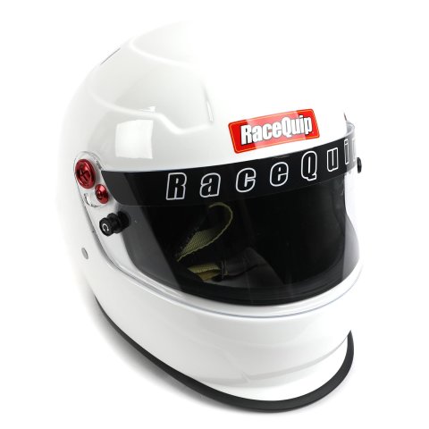 RaceQuip PRO20 Helmets 276115RQP Helmet, PRO20, Full, Gloss White, Snell SA2020, EPS Liner, Large, Each