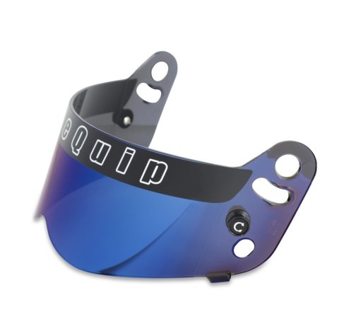 RaceQuip Replacement Face Shields 205007RQP Helmet Shield, Blue Iridium, Vesta15 Series, Each