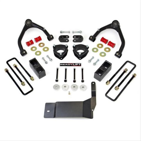 ReadyLift Suspension SST Lift Kits 69-3416 Lift, Spacer/Leaf Spring Block, 4.0 in.Front , 1.75 in. Rear, Chevrolet, GMC, Kit