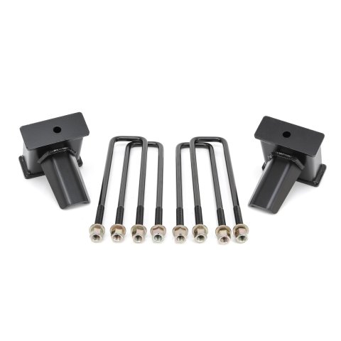 ReadyLift Suspension Rear Block Kits 26-3950 Lift, Leaf Spring Block, Cast Iron, Rear, 5.0 in., Chevy, GMC, Kit