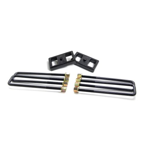 ReadyLift Suspension Rear Block Kits 66-3111 Lift, Leaf Spring Block, Cast Iron, Rear, 1.0 in., Chevy, GMC, Kit