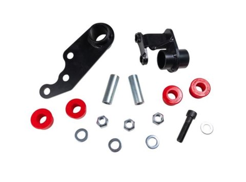 ReadyLift Suspension Differential Drop Brackets 67-52000 Carrier Spacers, Steel, Black Powdercoated, Toyota, Kit