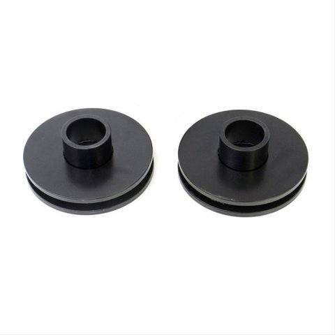 ReadyLift Suspension Coil Spring Spacers 66-1211 Spacers, Rear Only, Steel, Natural, 1.00 in. Thick, Ram, Pair