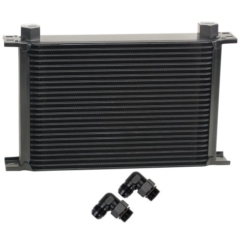 Derale Stacked Plate Fluid Coolers 52580 KIT-Stack Cooler 25 Row (-10AN 90° Swivel)