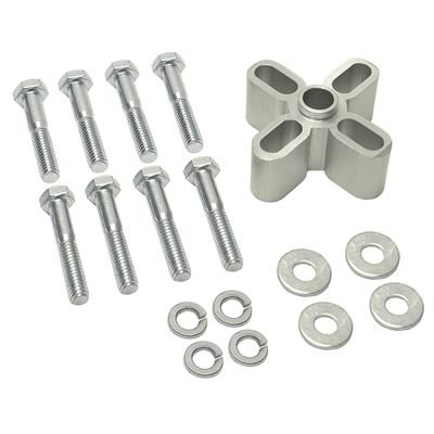 Derale Flex Fan Standard Spacers 31510 Spacer Kit, 1" long, Clear, 5/16-18 and 5/16-24 bolts included