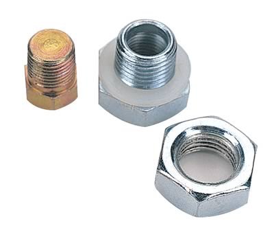 Derale Universal Transmission Pan Drain Plug Kits 13010 Kit, Bolt On Installation
