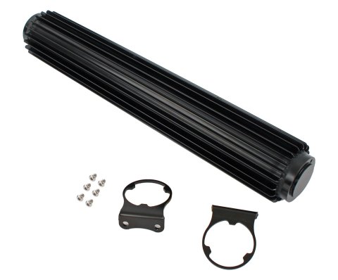 Derale Heat Sink Fluid Coolers 13282 Cooler, Type, 2-Pass, Aluminum, 20.250 in. x 1.375. x 3.25 in., 3/8 in. NPT, Inlet, Outlet, Each