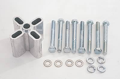 Derale Flex Fan Standard Spacers 31520 Spacer Kit, 2" long, Clear, 5/16-18 and 5/16-24 bolts included