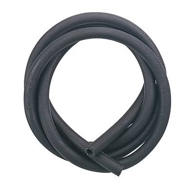 Derale Replacement Oil Hoses 15700 Hose, Rubber, Black, 0.500 in. I.D., 10 ft. Length, Each