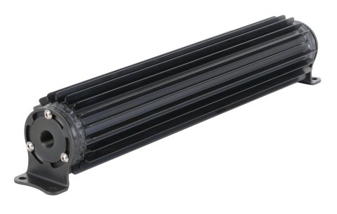 Derale Heat Sink Fluid Coolers 13271 Cooler, Type, 1-Pass, Aluminum, 17.250 in. x 1.375. x 3.25 in., 1/2 in. NPT, Inlet, Outlet, Each