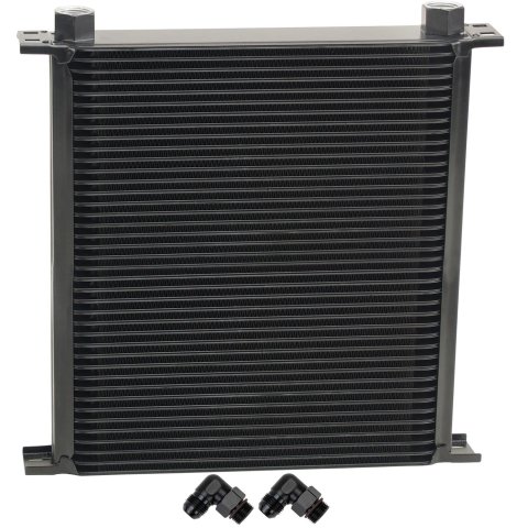 Derale Stacked Plate Fluid Coolers 54080 KIT-Stack Cooler 40 Row (-10AN 90° Swivel)