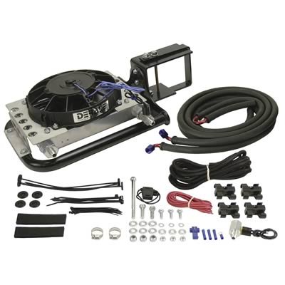 Derale Jeep Wrangler Direct-Fit Transmission Coolers for 1987-2006 WRANGLER - 20561 Fluid Cooler, Transmission, Direct Fit, Aluminum, Jeep, Kit