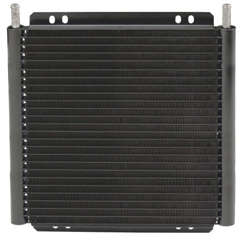 Derale 8000 Series Fin and Plate Transmission Coolers 33504 Engine Oil Cooler, 24 Row & Cooler, 11/32"