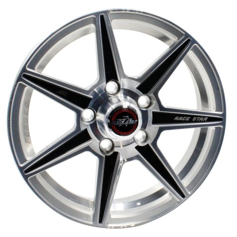 Race Star Industries Wheels 72-74545202M Wheels, 72 ValStar Machined w/Black Accents 17x4.50 5x4.50BC 2.00 BS