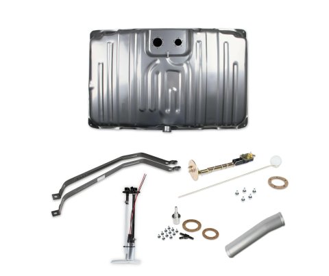 Holley Sniper EFI Conversion Fuel Tanks 19-121 Tanks, Sniper, 20 Gallon, Steel, Silver, Pump, 13.5V, 67 gph, 1/4 in. Female Thread, Sending Unit, 0-90 ohm, Pontiac, Kit
