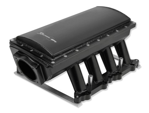 Holley Sniper EFI Fabricated Intakes 833152 Intake Manifolds, EFI, Hi-Ram, Multi-Port, 90mm Throttle Body, 2,100-8,200 RPM, Welded Aluminum, Black, Ford, 5.0L, Modular, Kit