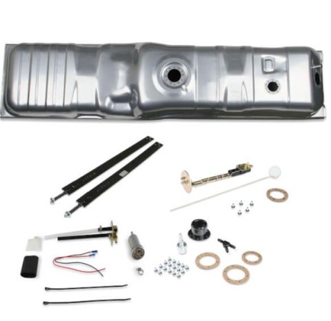 Holley Sniper EFI Fuel Tank Systems 19-455 Tanks, Sniper, 20 Gallon, Steel, Silver, Pump, 13.5V, 106 gph, 1/4 in. Female Thread, Sending Unit, 0-90 ohm, Chevy, GMC, Truck, Kit
