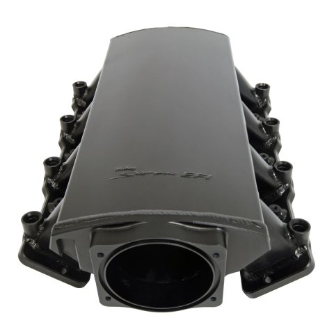 Holley Sniper EFI Fabricated Intakes 822112-1 Intake Manifolds, EFI, Low-Profile, Hi-Ram, Rectangular Port, 102mm Throttle Body, 1,800-7,000 RPM, Welded, Black, Chevy, LS, 6.0L, 6.2L, Kit