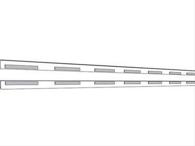 BAK Industries Tonneau Cover Replacement Parts PARTS-166A0003 Service Kit - Angle Shim 1/16" - Assembly (Set of 8) - 1/16" x 1/2" x 6"