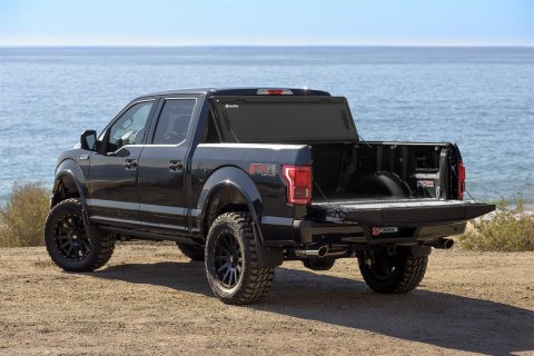 BAK BakFlip MX4 Tonneau Covers 48309 Cover, MX4, Folding, Aluminum, Matte Black, Ford, 5.5 ft. Truck Bed Length, Each