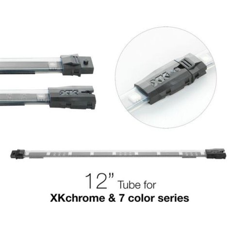 XK Glow XKchrome LED Accent Add-On Lights XK-4P-T-12 12in Multi Color tube for & 7 Color Series