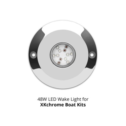 XK Glow Light Bars, Pods and Fog Lights XK075001 48W Round Surface Mount Marine IP 68 Underwater