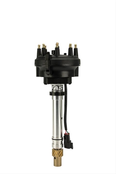 FAST XDi Race Cam Sync Distributors 304009 Distributor, Sync, Billet, Hall Effect Trigger, Locked Advance, Large Cap, Ford, Small Block Windsor, Each