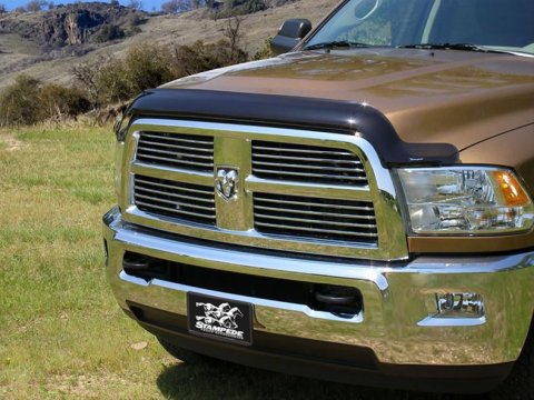 Stampede Vigilante Premium Hood Protectors 3311-2 Bug Guard, Protector, 3M Automotive-grade Adhesive, Acrylic, Toyota Highlander, Smoke, Each