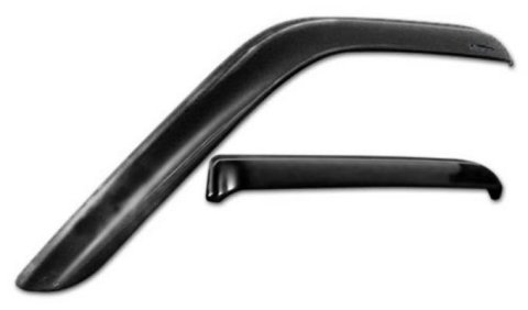 Stampede Snap-Inz In-Channel Sidewind Deflectors for 2005-2020 FRONTIER - 41023-2 Side Window Visors, Deflector, Front and Rear, Smoke, Acrylic, Nissan, Set of 4