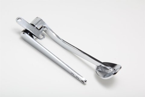 Trans-Dapt Performance Gas Pedals 9507 Pedal Pad-Accelerator; Chrome Firewall Pedal