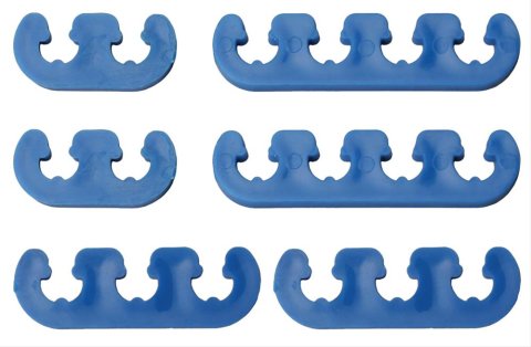 Trans-Dapt Performance Products Ignition Wire Looms and Separators 9368 Deluxe Dividers, with Blue