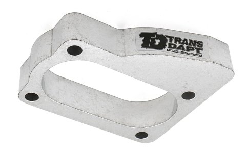 Trans-Dapt Performance Wide-Open TBI Spacers 2671 Throttle Body Spacer, Wide Open, Aluminum, Natural, 1 in., Dodge, Pickup, V10, Each