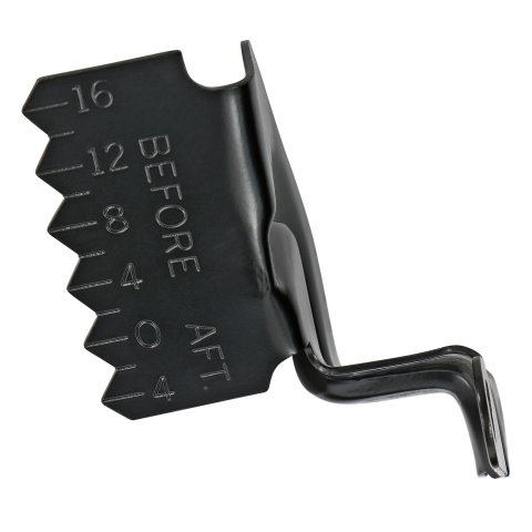 Trans-Dapt Performance Products Timing Pointers 7186 Tab, BB Chevy Black Tab