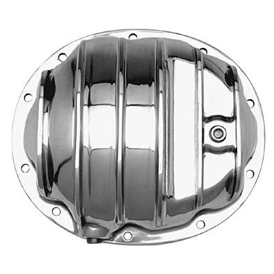 Trans-Dapt Performance Finned Aluminum 10 Bolt Dana 35 Differential Cover 4832 Cover, Aluminum, Polished, 35, Kit