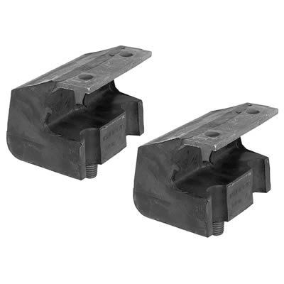 Trans-Dapt Performance Engine Swap Motor Mounts 4715 Mount, Frame Pads, Mount, Rubber, Ford, Use with 4037/4017, Pair
