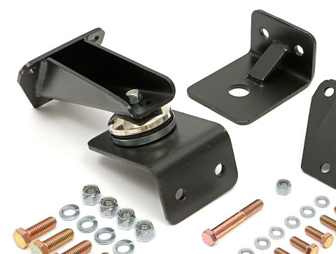 Trans-Dapt Performance Engine Swap Motor Mounts 4771 Mounts, Swap, Complete Mount, Bolt-In, Steel/Rubber, Chevy, Truck 1955-59, Small Block V8/V6, Kit