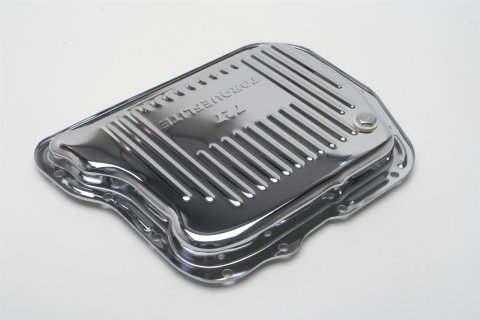 Trans-Dapt Performance Transmission Pans 9733 Pan, Stock, Steel, Chrome, Mopar, Torqueflite 727, Each