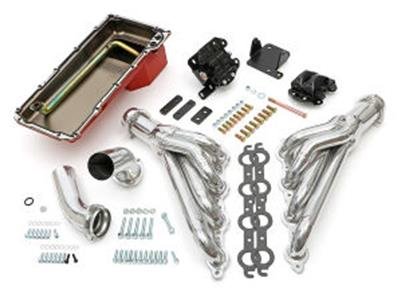 Trans-Dapt Performance Products Engine Swap Kits 46211 In A Box, In A Box Kit, LS TH350/700R4 Into 68-72 Chevelle With Stainless Hedders