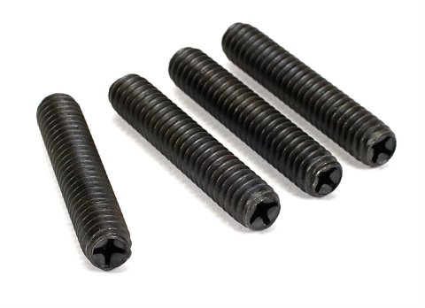 Trans-Dapt Performance Chrome Valve Cover Bolts 9814 Replacement Studs 1/4-20 x 1" set of 4