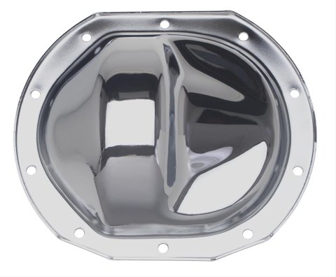 Trans-Dapt Performance Chrome 10 Bolt Ford 7.5 Inch Differential Cover 9044 Cover, Steel, Chrome, Ford, in., Kit