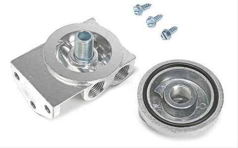 Trans-Dapt Performance Products Oil Filter Relocation Kits 1520 OIL FILTER RELOCATION KIT HORIZONTAL