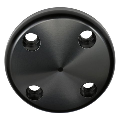 Trans-Dapt Performance Products Water Pump Pulleys 7181 Pulley, Aluminum Pulley Nose Only Black