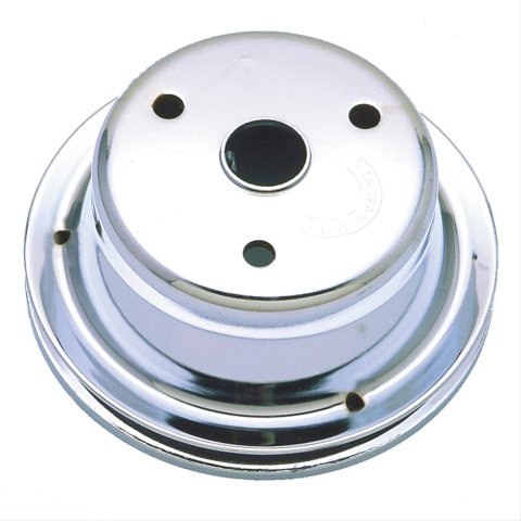Trans-Dapt Performance Steel Crankshaft Pulleys 9606 Pulley, Crankshaft, 1 Groove, Long Water Pump, Chevy, Small Block, Each