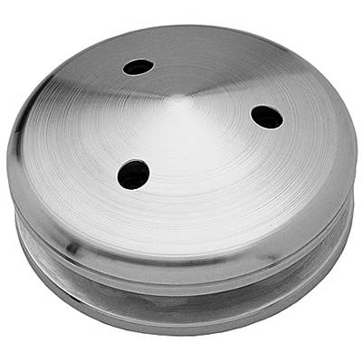 Trans-Dapt Performance Alternator Pulleys 6996 Pulley, Machined, HeatTreated Aluminum, Oldsmobile, 350-455, 6.6 in. Diameter, Each